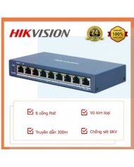 Switch mạng 8 cổng POE HIKVISION DS-3E0310P-E/M